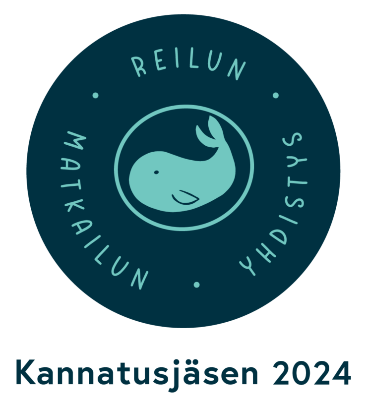 Reilun matkailun yhdistys -logo