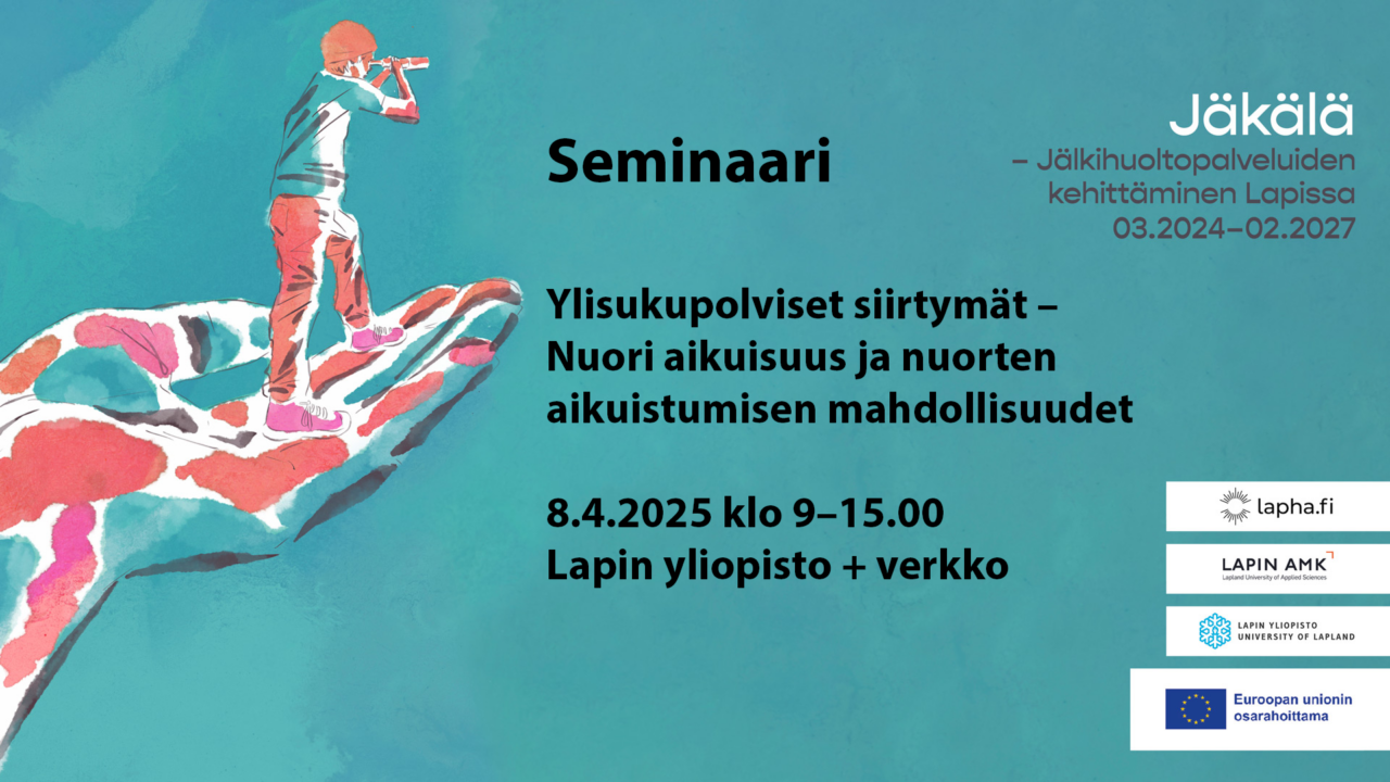 Jäkälä-hankkeen seminaari Ylisukupolviset siirtymät 8.4.2025