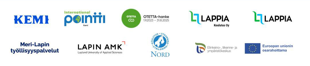 Organisaatioiden logot.