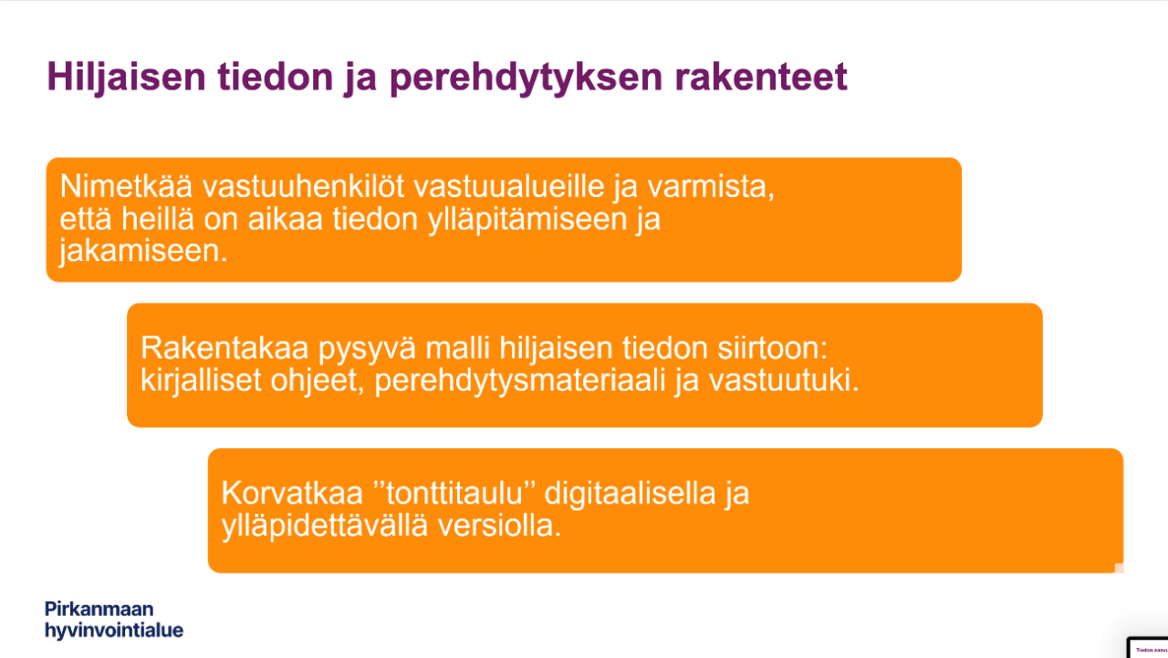Liite 2 4(4). Ohjeistus esihenkilöille sisäiseen viestintään 