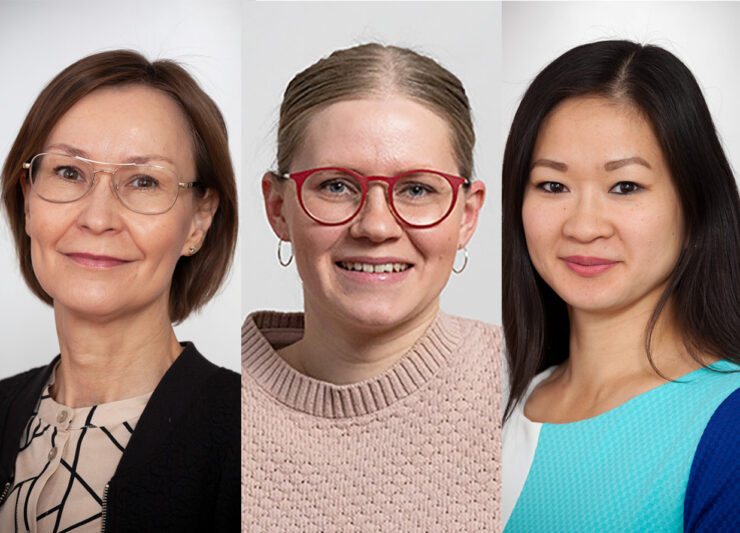 Kirjoittajien kasvokuvat vierekkäin.