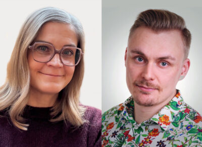 Kirjoittajien kasvot.