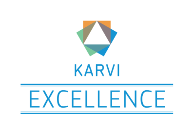 värikäs kolmio ja kari excellence teksti