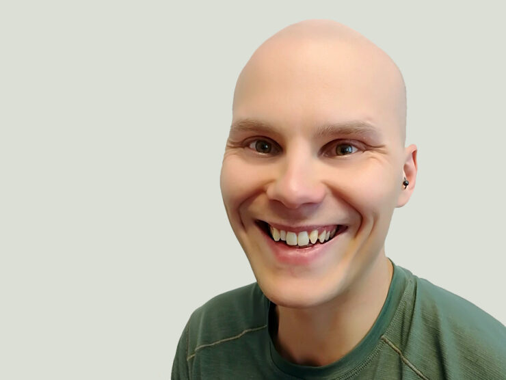 Kirjoittajan kasvot.
