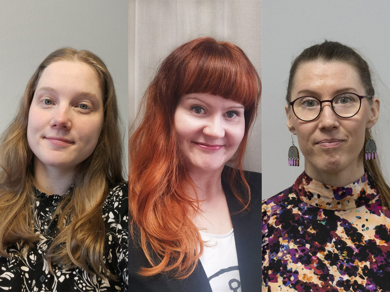 Kirjoittajien kasvokuvat vierekkäin.