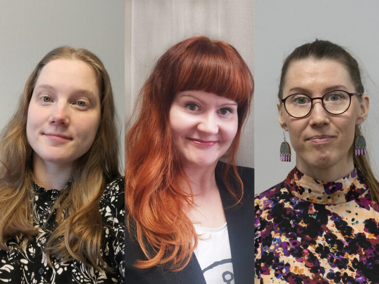 Kirjoittajien kasvokuvat vierekkäin.